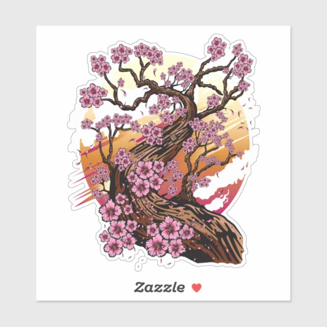 Wild Cherry Blossom Sticker