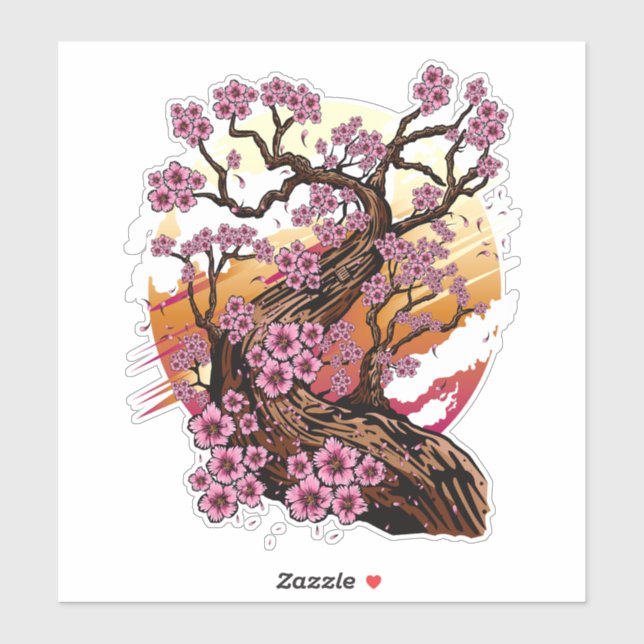 Wild Cherry Blossom Sticker (Sheet)