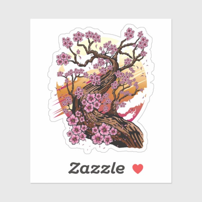 Wild Cherry Blossom Sticker (Sheet)