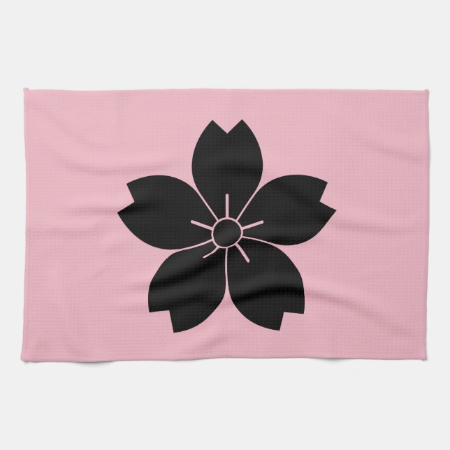 Wild cherry blossom towel (Horizontal)