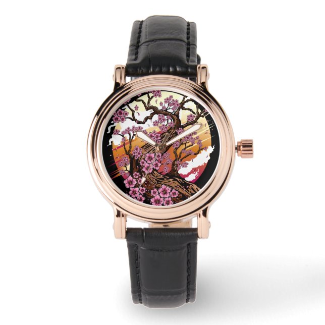 Wild Cherry Blossom Watch (Front)
