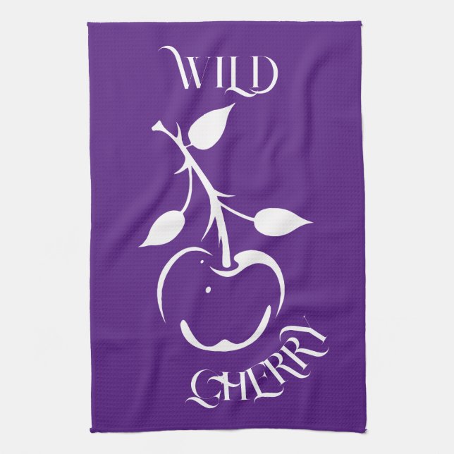 Wild Cherry  Kitchen Towel (Vertical)