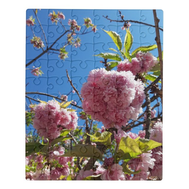 Wild Cherry pink Blossom Tree Jigsaw Puzzle (Puzzle Vertical)