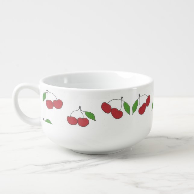 Wild Cherry  Soup Mug (Right)