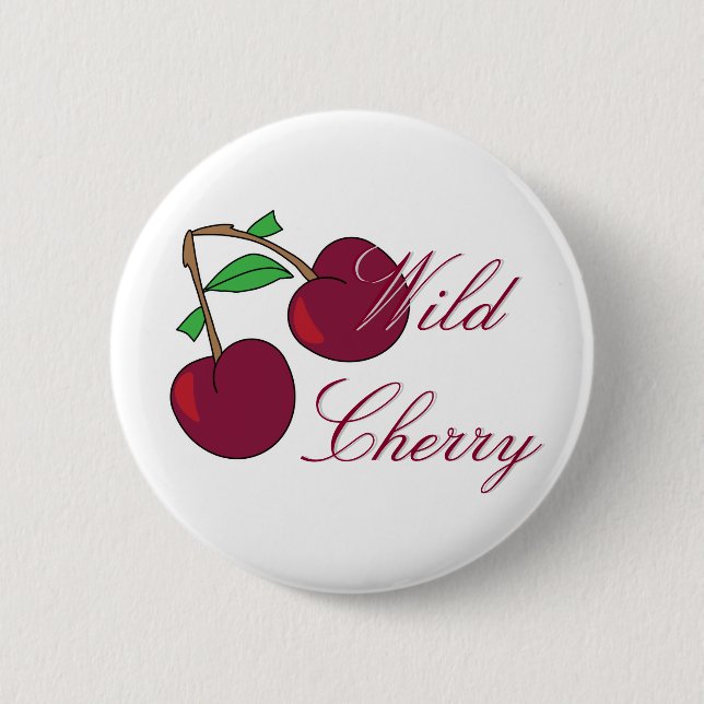 Wild Cherry Sour Pinback Button (Front)