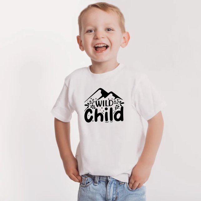 Wild Child Adventure Awaits - Cool  Baby T-Shirt (Creator Uploaded)