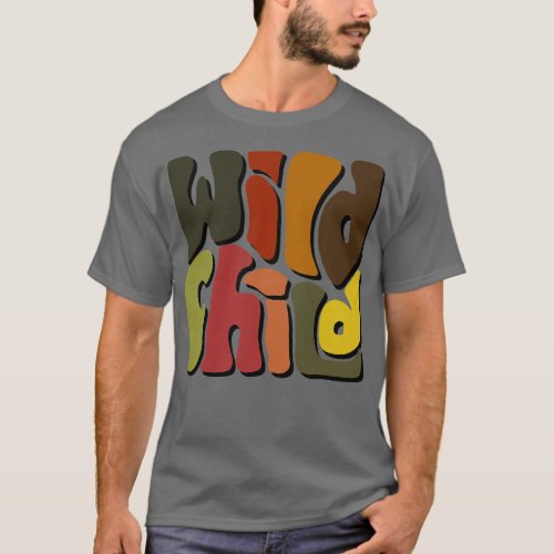 Wild Child Autumn Colors Word T_Shirt