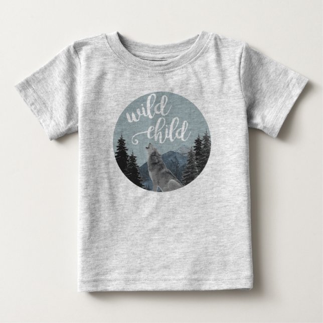 Wild Child Baby T Baby T-Shirt (Front)