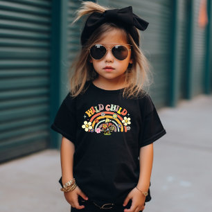 Wild Child Boho Vintage Flower Power Trendy T-Shirt