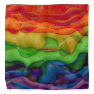 Wild Child Funky Hippy Rainbow Bandana