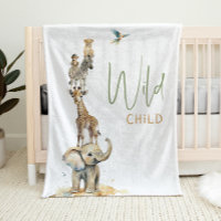 WiLD CHILD Jungle Safari Animals Cute