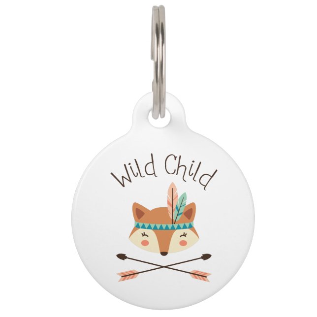 Wild Child Pet ID Tag (Front)
