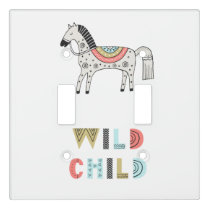 Wild Child Scandia Horse Light Switch Cover