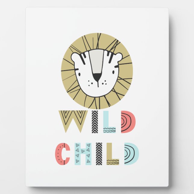 Wild Child Scandia Lion   Plaque (Front)