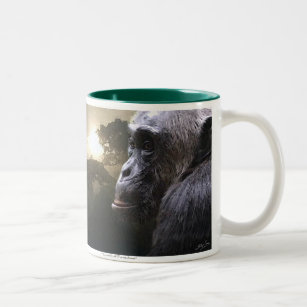Wild Chimpanzee & Wildlife Poem Mug