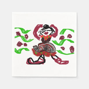 Wild Christmas dance  Napkins