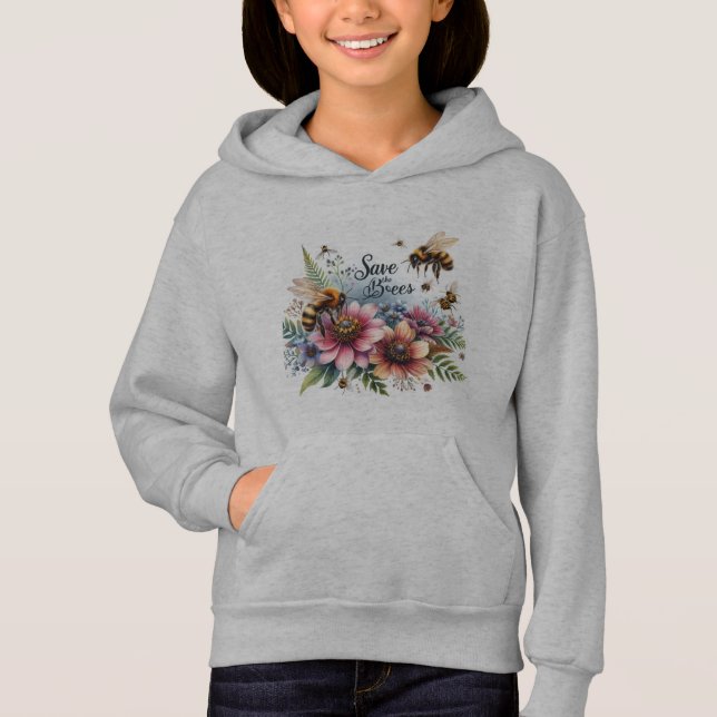 Wild Christmas Flower Hoodie (Front)