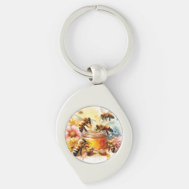 Wild Christmas Flower Keychain (Front)