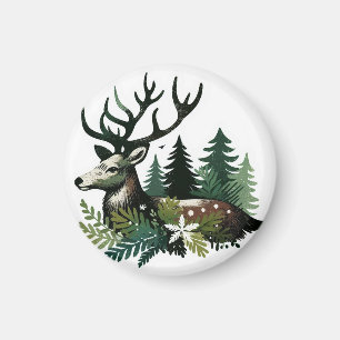 Wild Christmas Flower Magnet