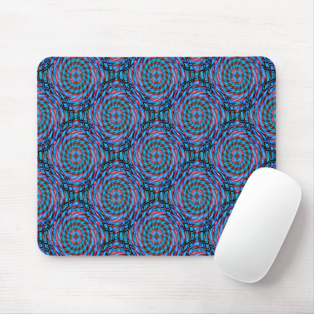 Wild Circles.... Mouse Pad (With Mouse)