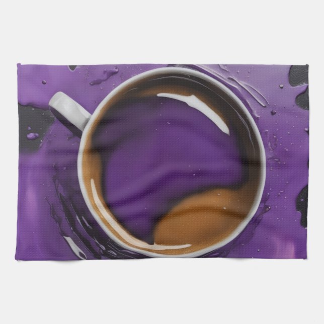 Wild Coffee Dreams Kitchen Towel (Horizontal)