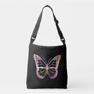Wild Color Butterfly Forest Nature Graphic Crossbody Bag