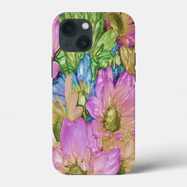 Wild Colorful Daisies #22 - iPhone Case (Back)