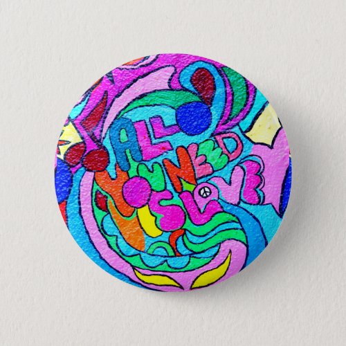 wild colors love button
