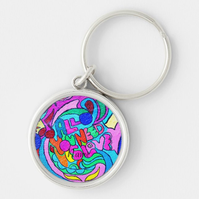 Wild colors love Thunder_Cove Keychain (Front)