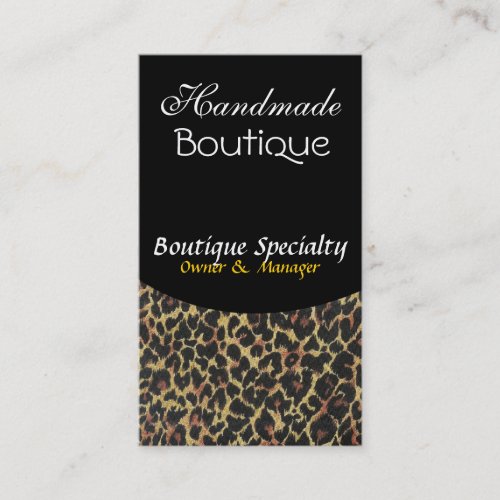 Unique  Elegant  Animal Print  Designs Business Cards