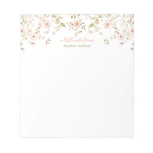 Wild Country Rose Custom Notepad