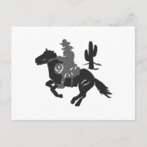 Wild Cowboy Postcard