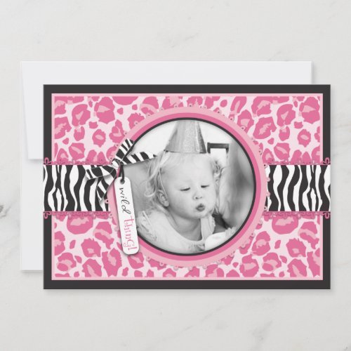 Wild Cupcake CP Invitation Card B1