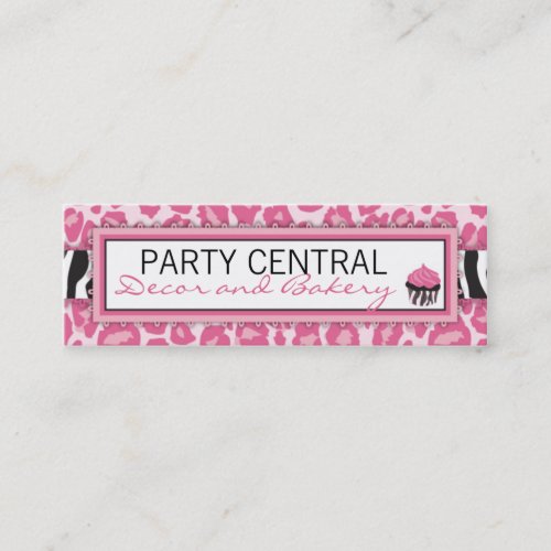 Wild Cupcake Skinny Business Card