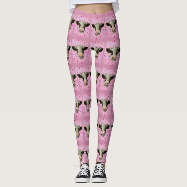 Wild Dairy Cow Leggings (Front)