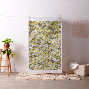 Wild daisies pattern fabric
