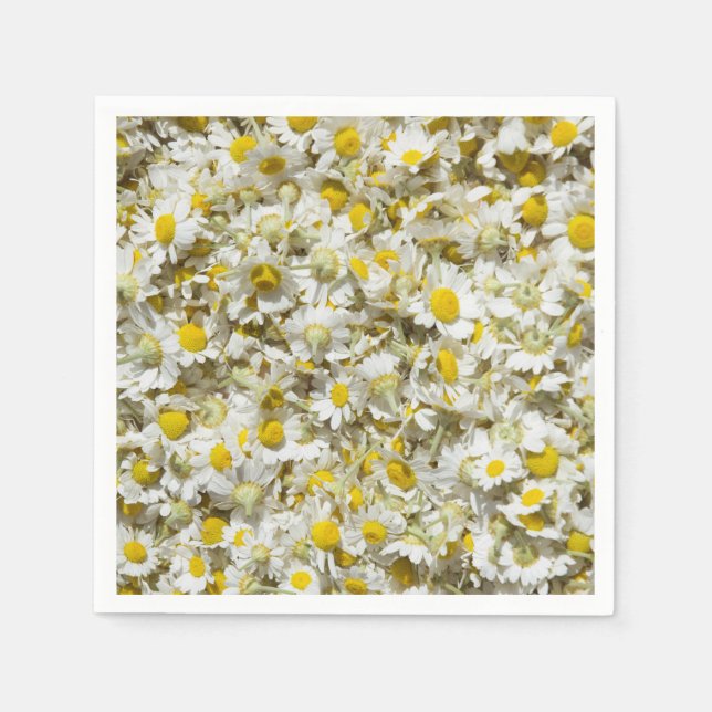 Wild daisies pattern napkins (Front)