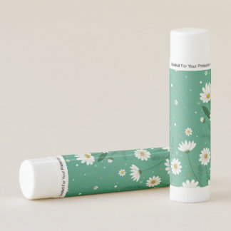 Wild Daisy Botanical Sage Green Gift Bag Lip Balm