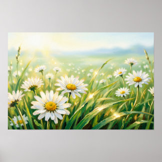 Wild Daisy Field Fine Art Print –