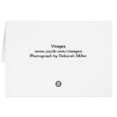 Wild Daisy Fleabane Flower Blank Cards (Back Horizontal)
