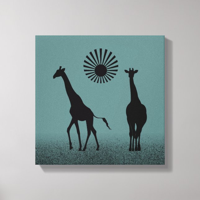 Wild Design Art Canvas Print (Front)