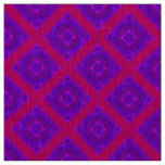 Wild Diamonds in Red and Purple Fabric