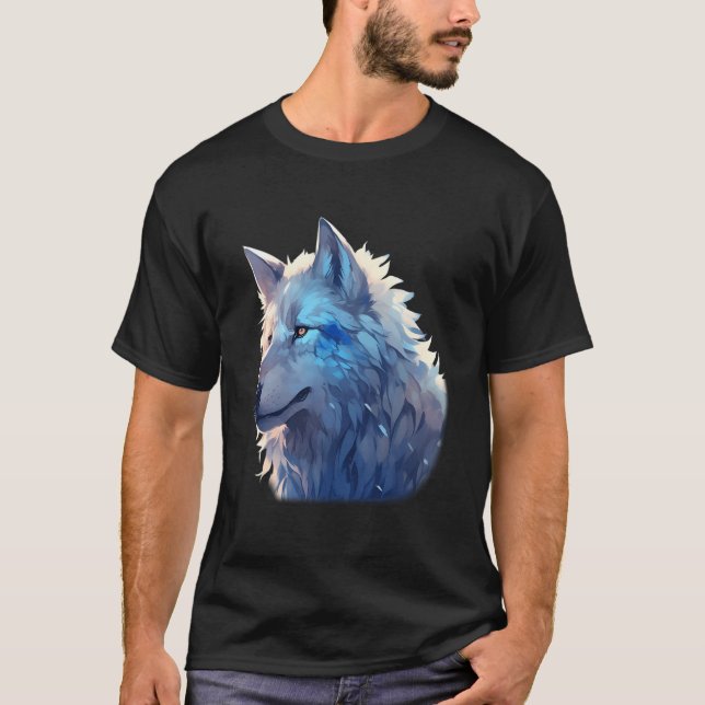 Wild Dog Wolf And Canid Ancestor Of The Dog T-Shirt (Front)