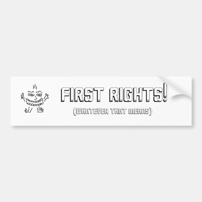 Wild DoodleNut - Bumper Sticker (Front)
