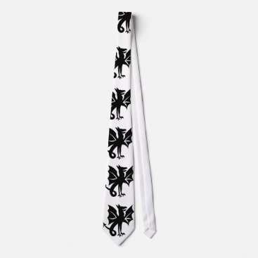 wild Dragon print necktie