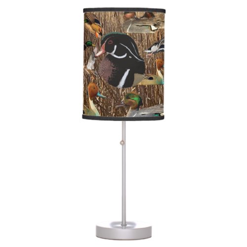 Wild Ducks Lamp Duck Hunting Dcor Duck Gifts Table Lamp