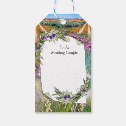 Wild Eco_friendly Grasses  Spring flowers Gift Tags