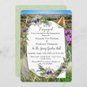 Wild Eco-friendly Spring Flowers Invitation