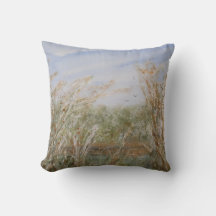 Wild Edge of a Natural Pond Watercolor Print