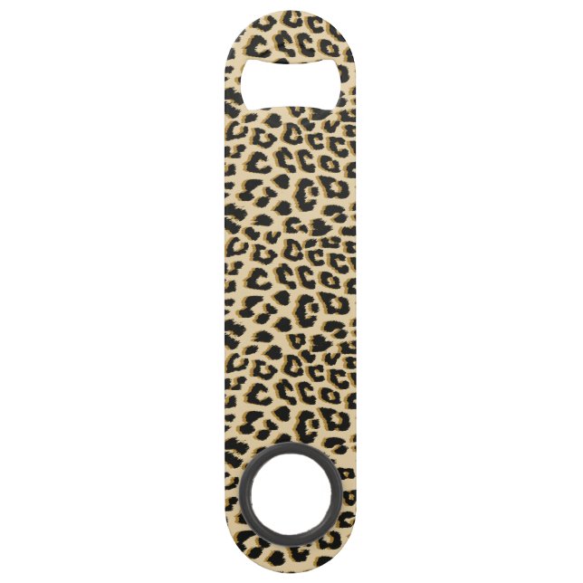 Wild Elegance Leopard Print Bar Key (Front)